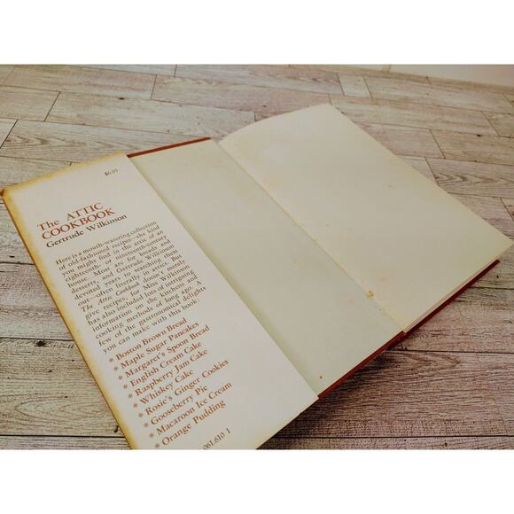 The Attic‎ Cookbook by Gertrude Wilkinson HCDJ Vtg 1972 - Picture 11 of 13